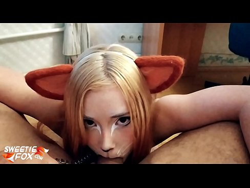 ❤️ Kitsune आफ्नो मुखमा डिक र कम निल्यो ❤️  सेक्स  ❌️❤